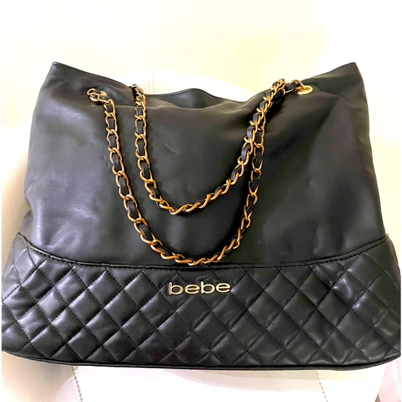 bebe Handbags - bebe Black Quilted Shoulder Bag used